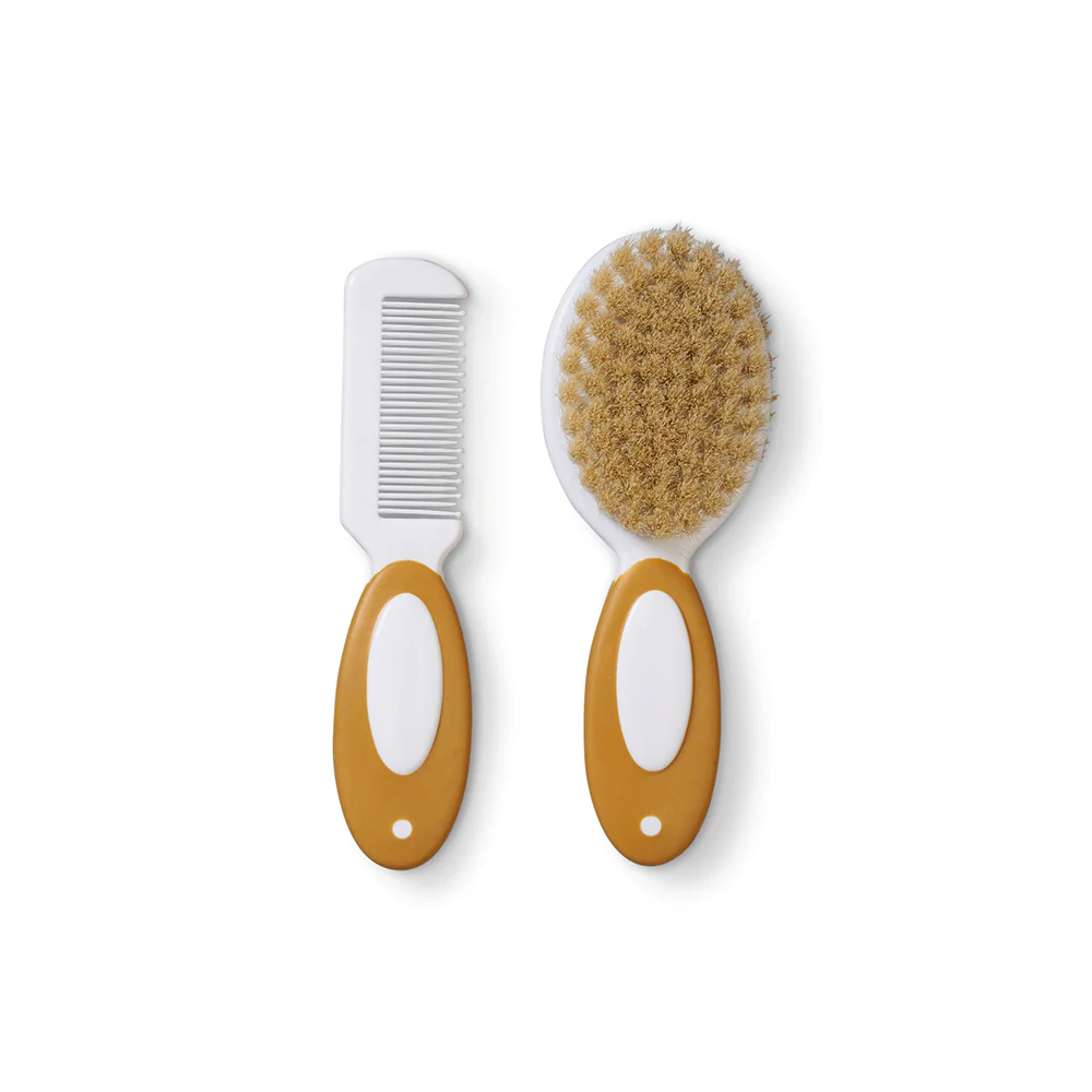 Saro Pente e Escova Com Cerdas Naturais