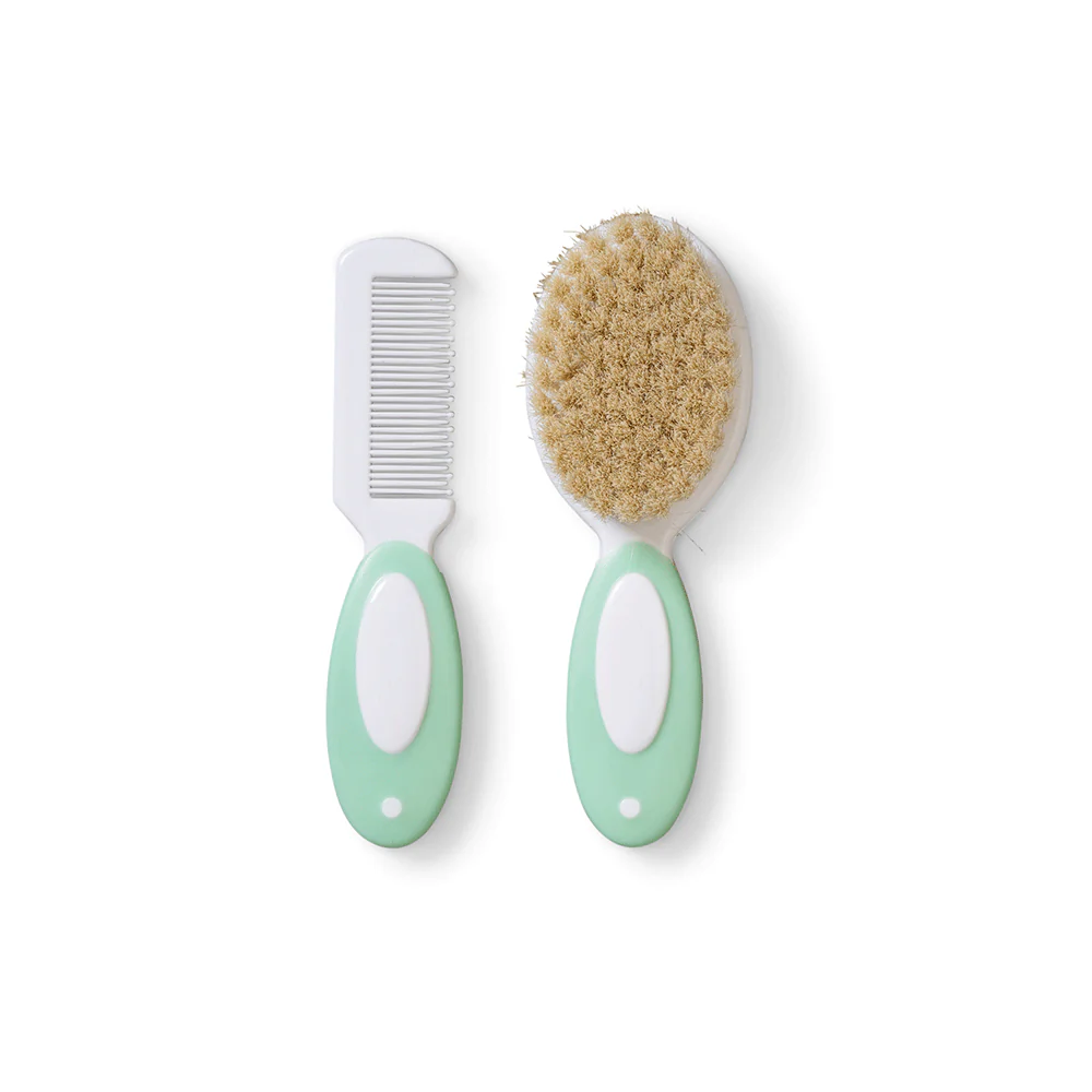 Saro Pente e Escova Com Cerdas Naturais