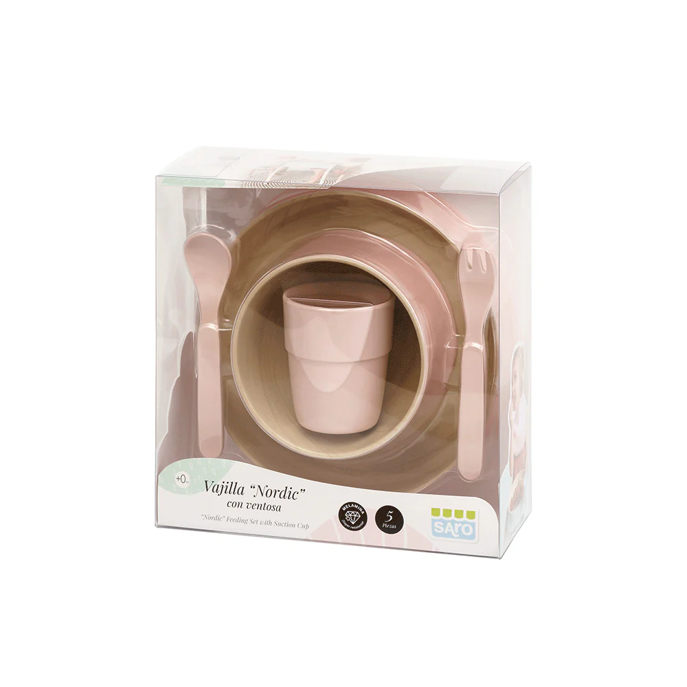 Saro Conjunto de Refeição Nordic 5 Peças de Melamina