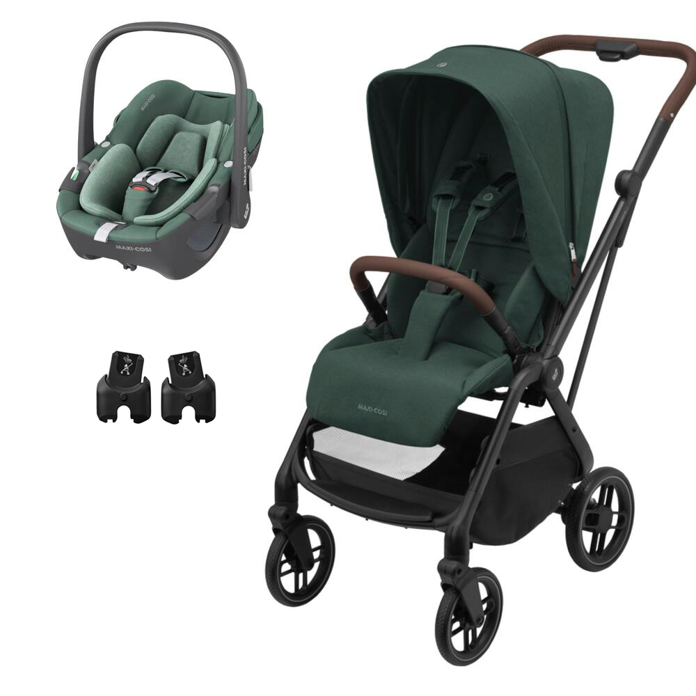 Maxi-Cosi Leona2 + Pebble 360º + Adaptadores