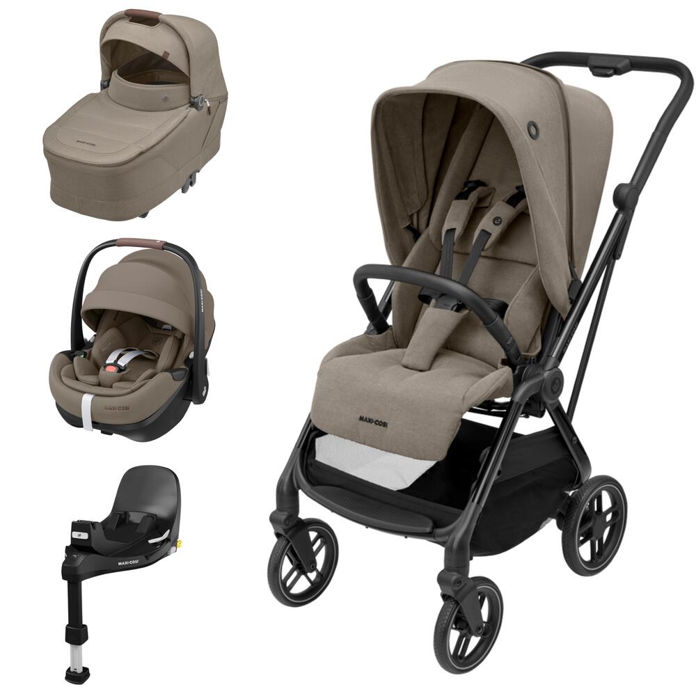 Maxi-Cosi Leona 2 + Pebble 360º Pro2 + Familyfix 360º Pro + Alcofa Sense ( Sem Adaptadores )