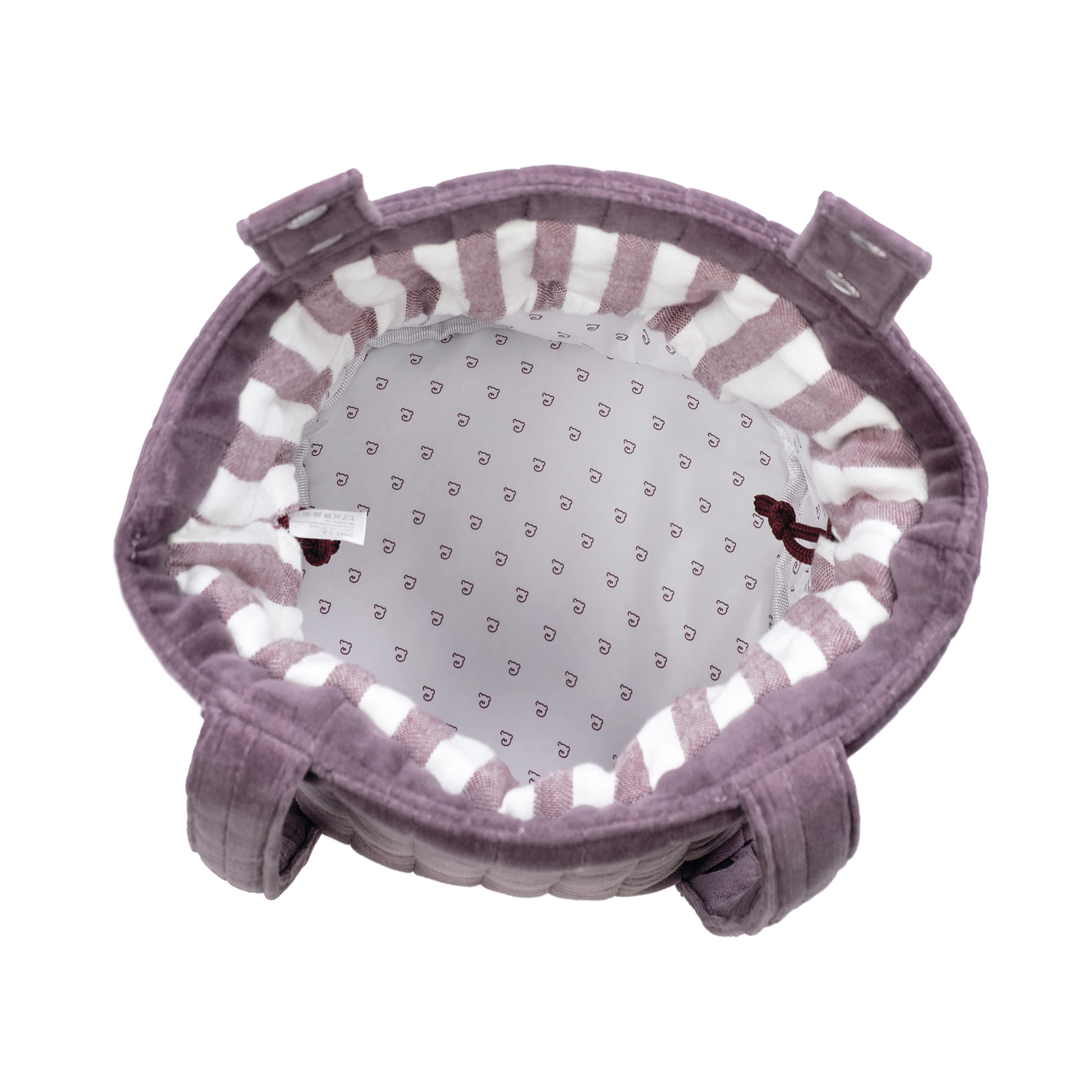 Pasito a Pasito Saco Bucket Cherry Velvet