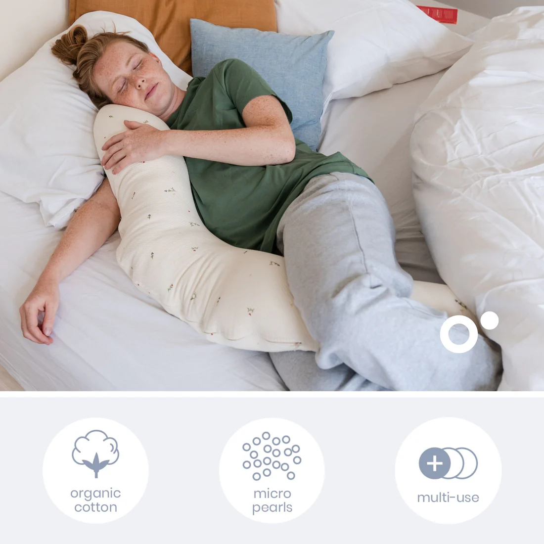 Doomoo Almofada de Amamentação Twisty 2 em 1