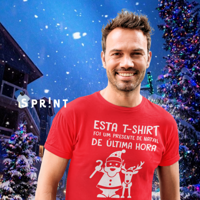 ESTA T-SHIRT FOI UMA PRENDA DE ÚLTIMA HORA