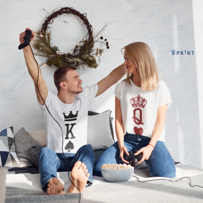 Conjunto 2 T-Shirts KING & QUEEN