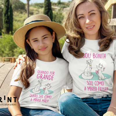 QUANDO FOR GRANDE, QUERO SER COMO A MINHA MÃE e SOU BONITA, SOU COMO A MINHA FILHA