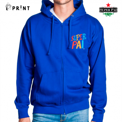 Hoodie&#x20;com&#x20;fecho&#x20;Super&#x20;Pai