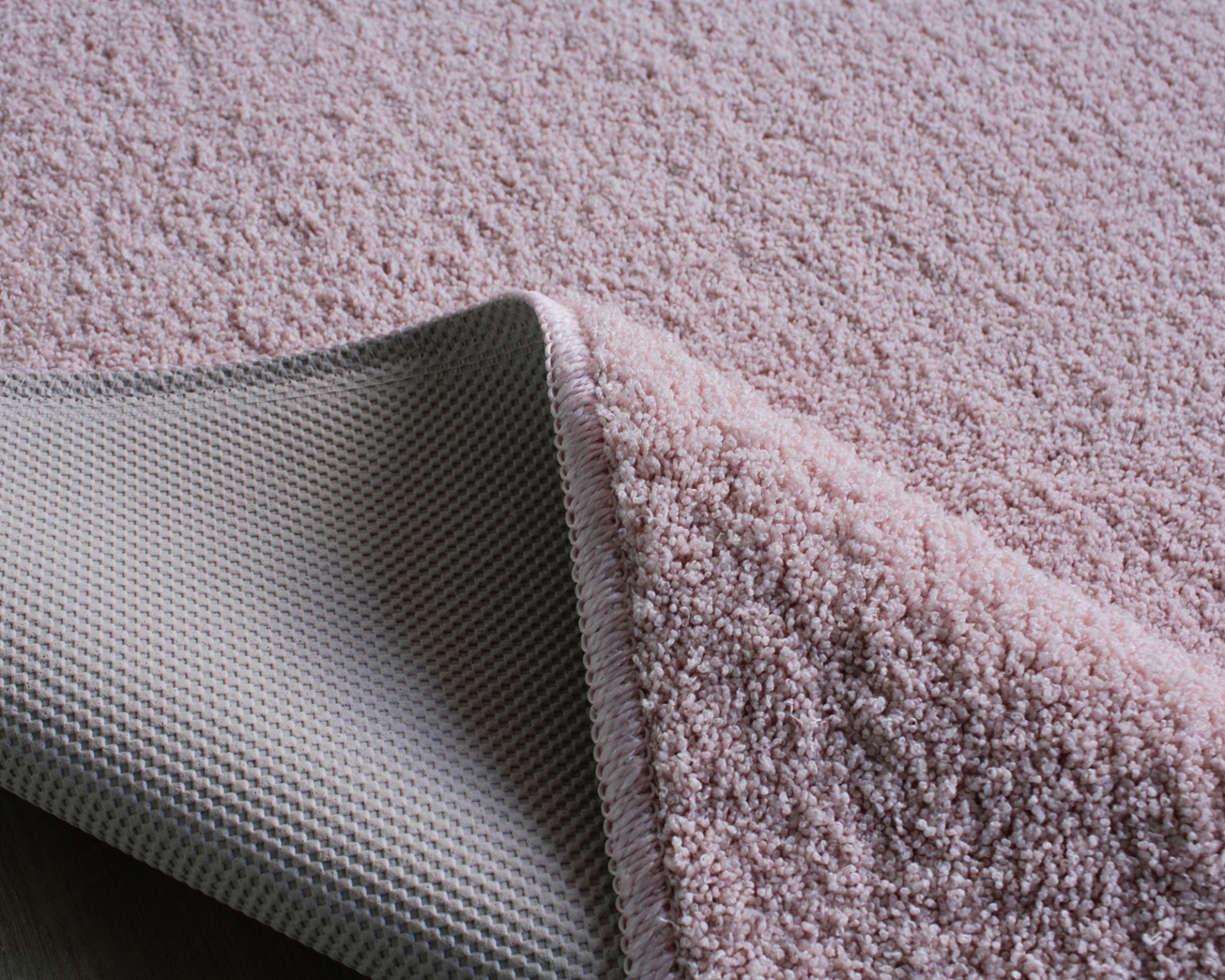 Tapete micro redondo rosa