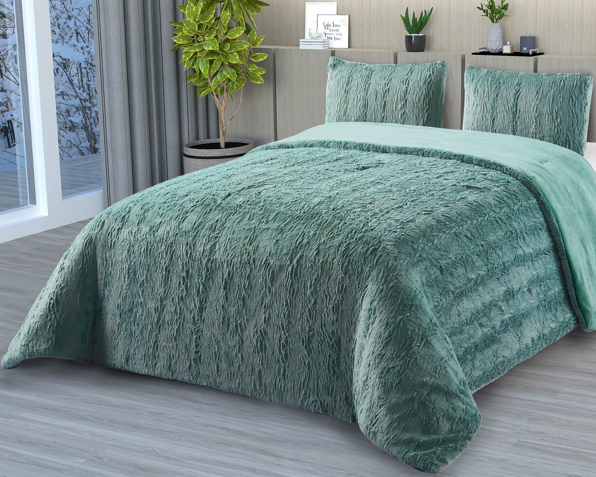 Colcha Sedalina Nevada Green