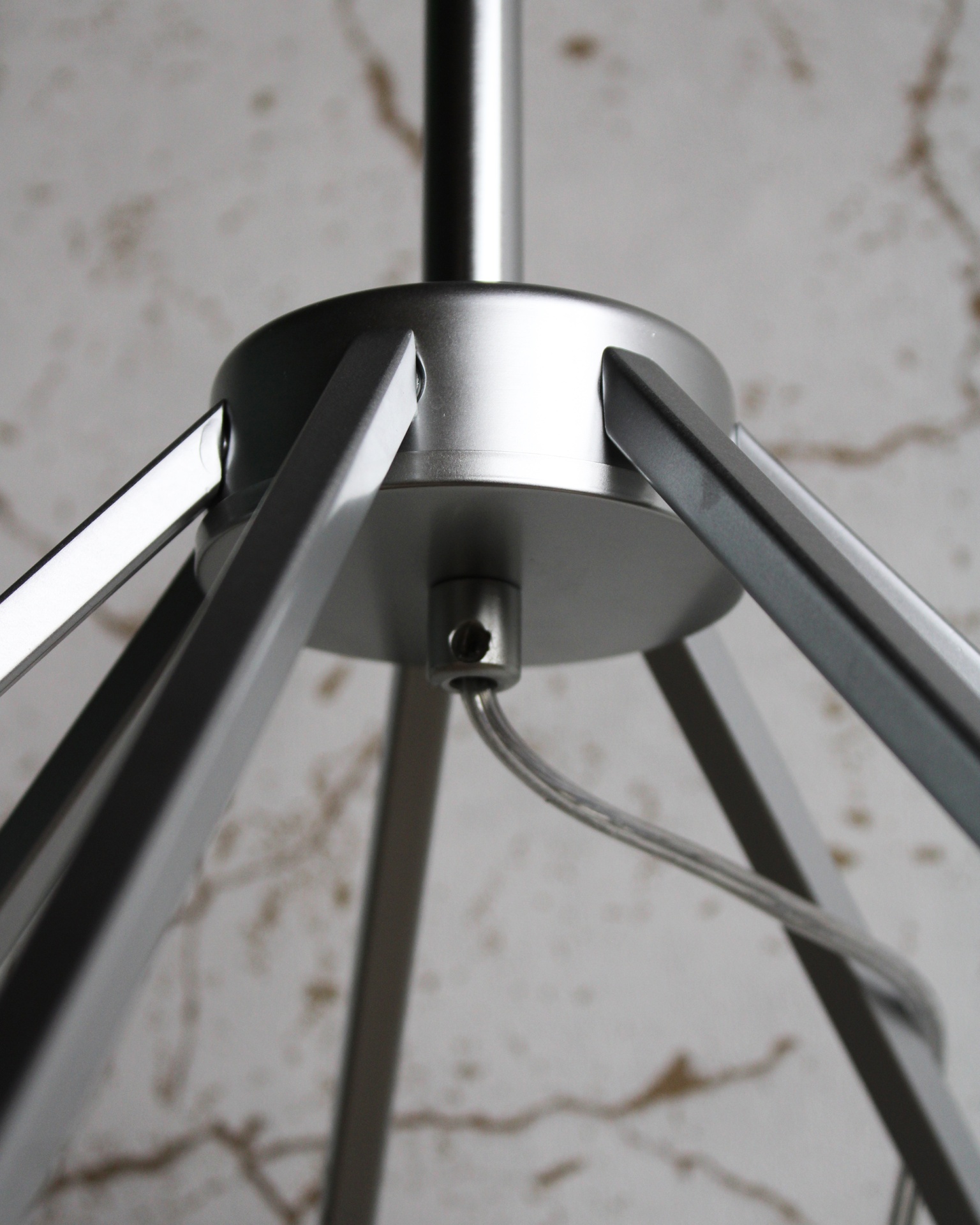 Candeeiro de pé Glamour Prateado