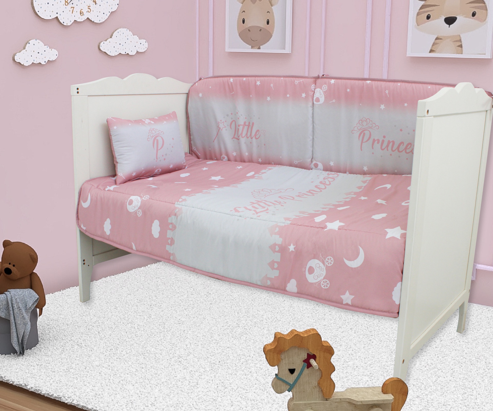 Conjunto berço de bebé Princess