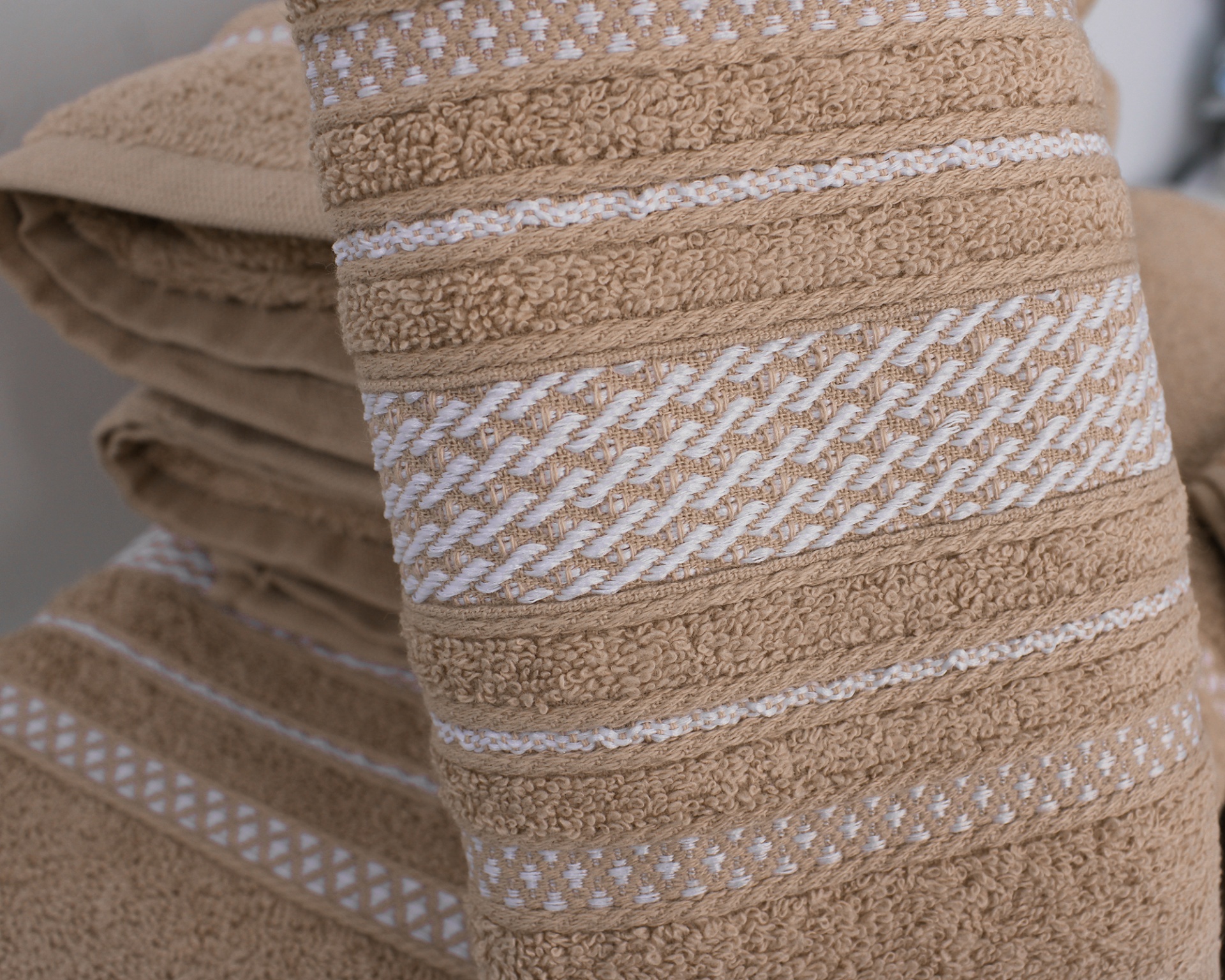 Jogo de banho Brisa 6P Creme