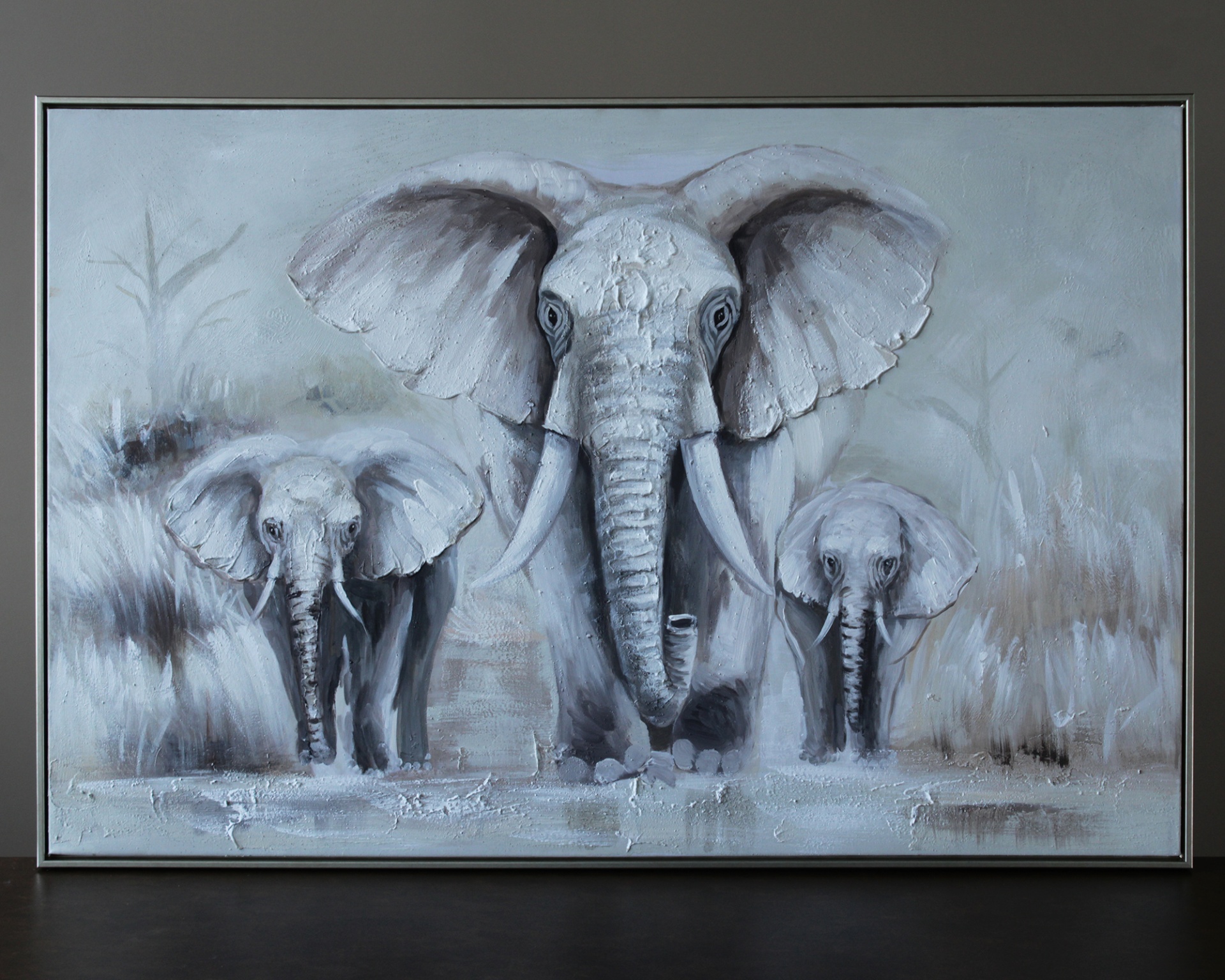 Quadro Família Elefante