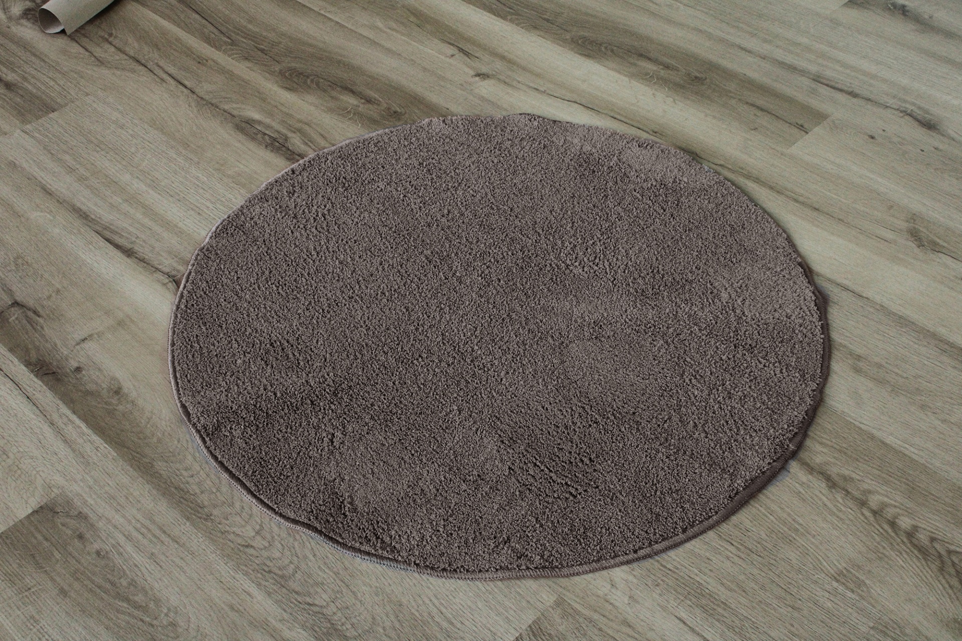 Tapete micro redondo Brown