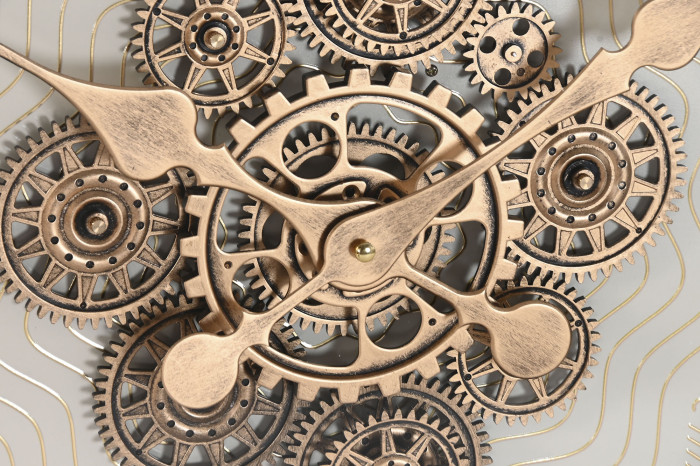 Relógio de Parede Dourado