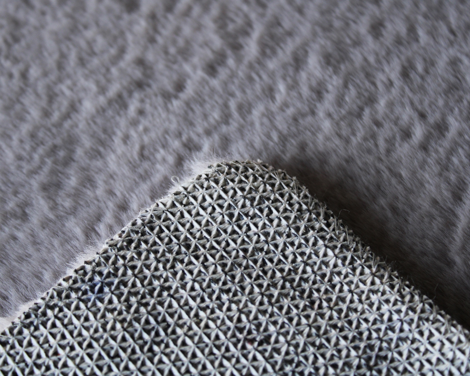 Tapete King Redondo Cinza