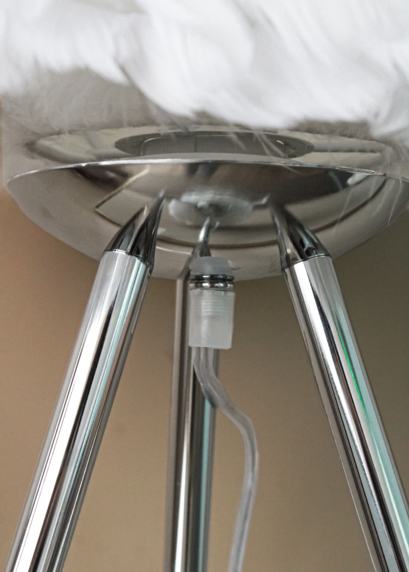 Candeeiro Swan Prateado