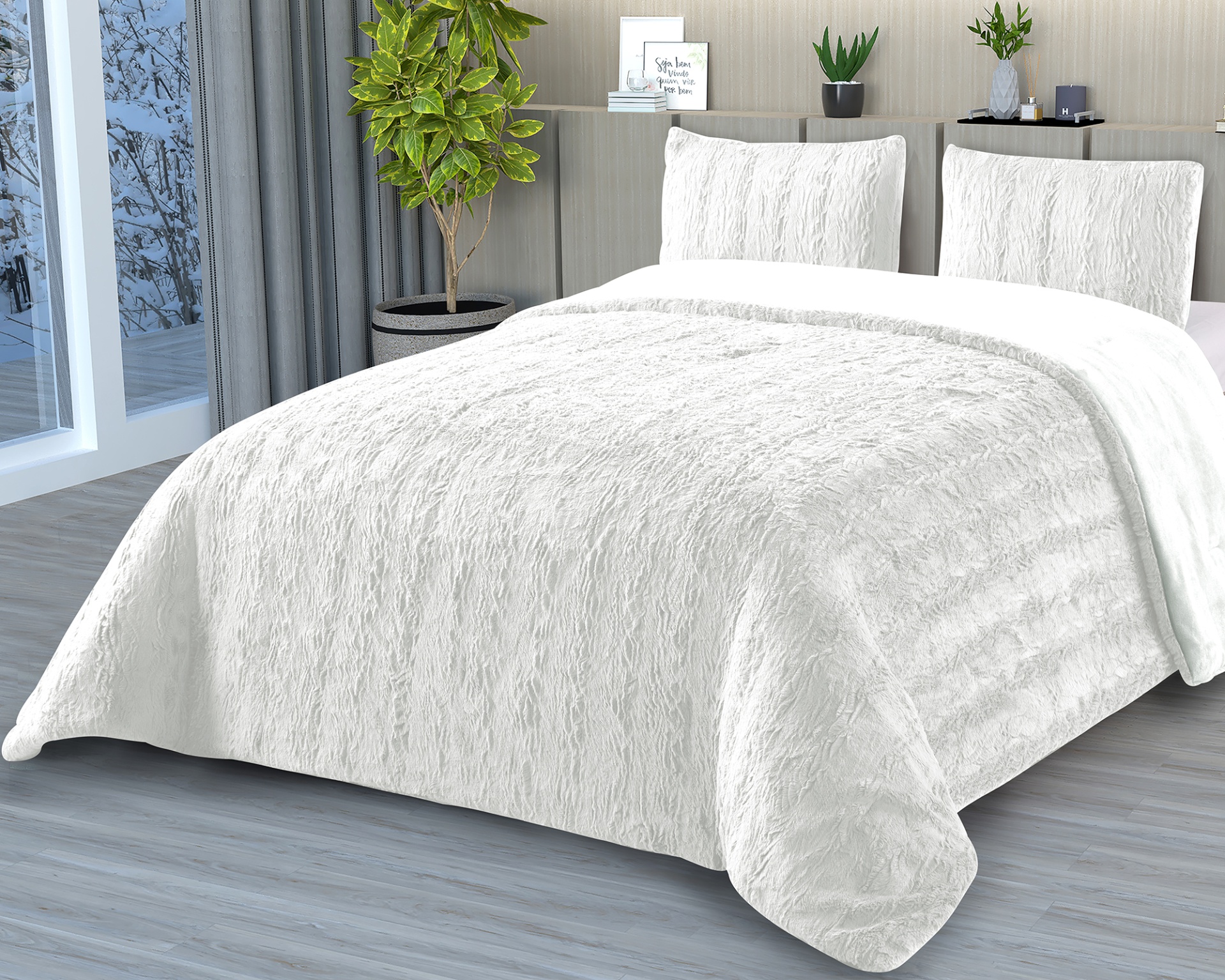 Colcha Sedalina Nevada White