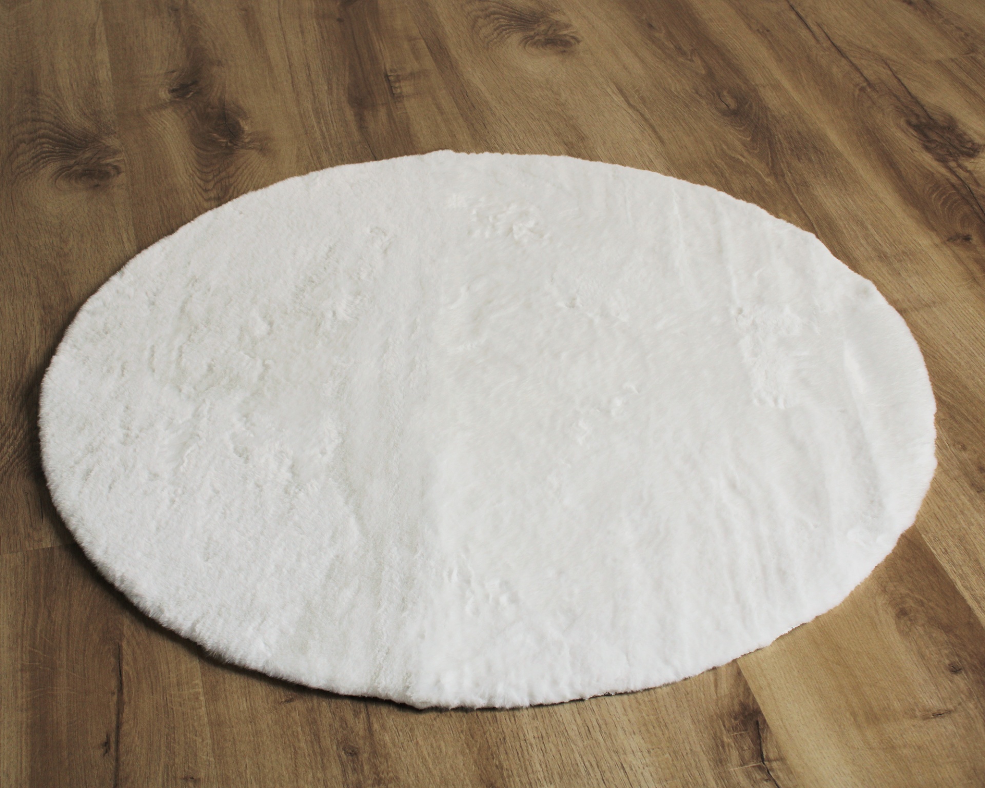 Tapete King Redondo branco