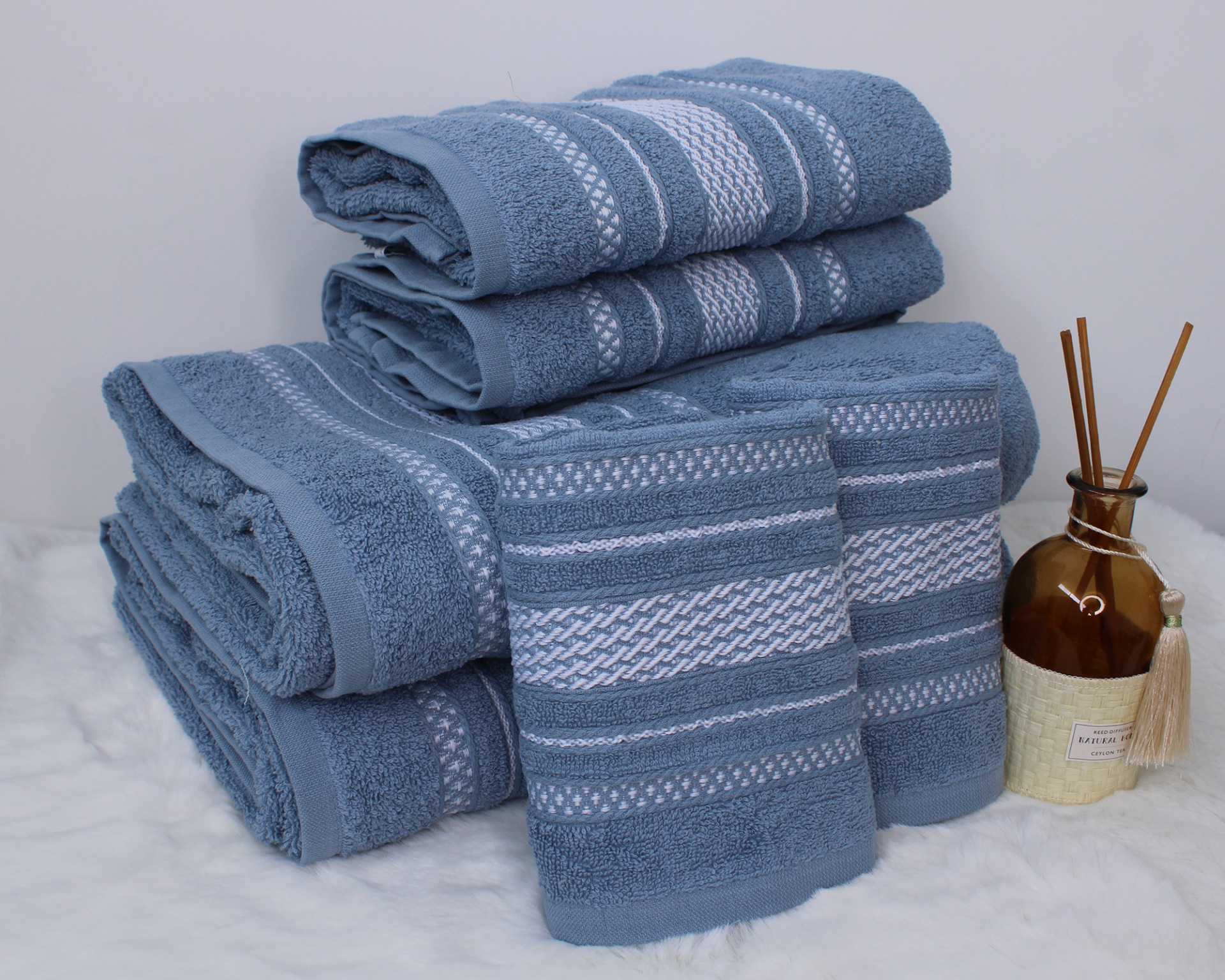 Jogo de banho Brisa 6P Azul