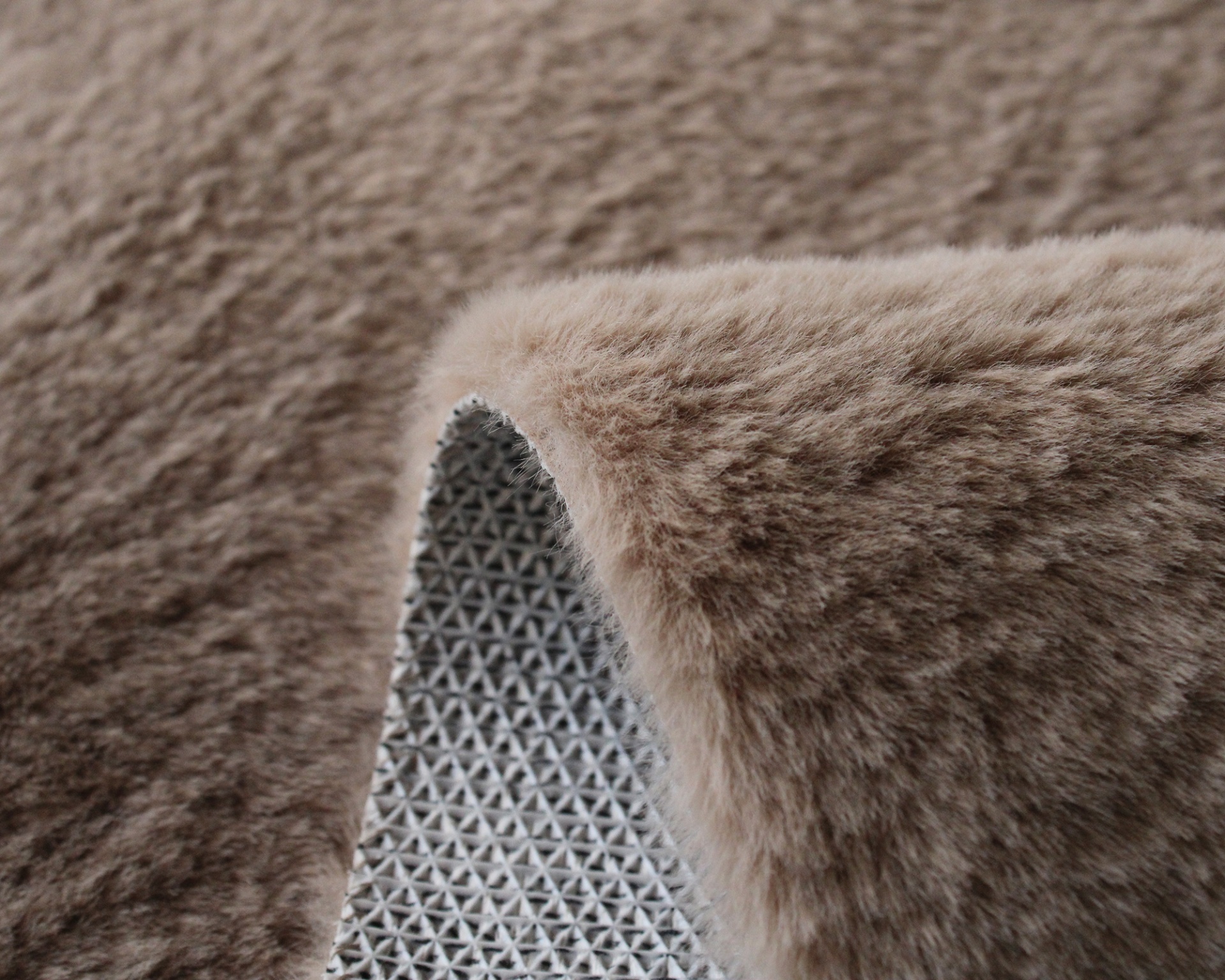 Tapete King Redondo Bege