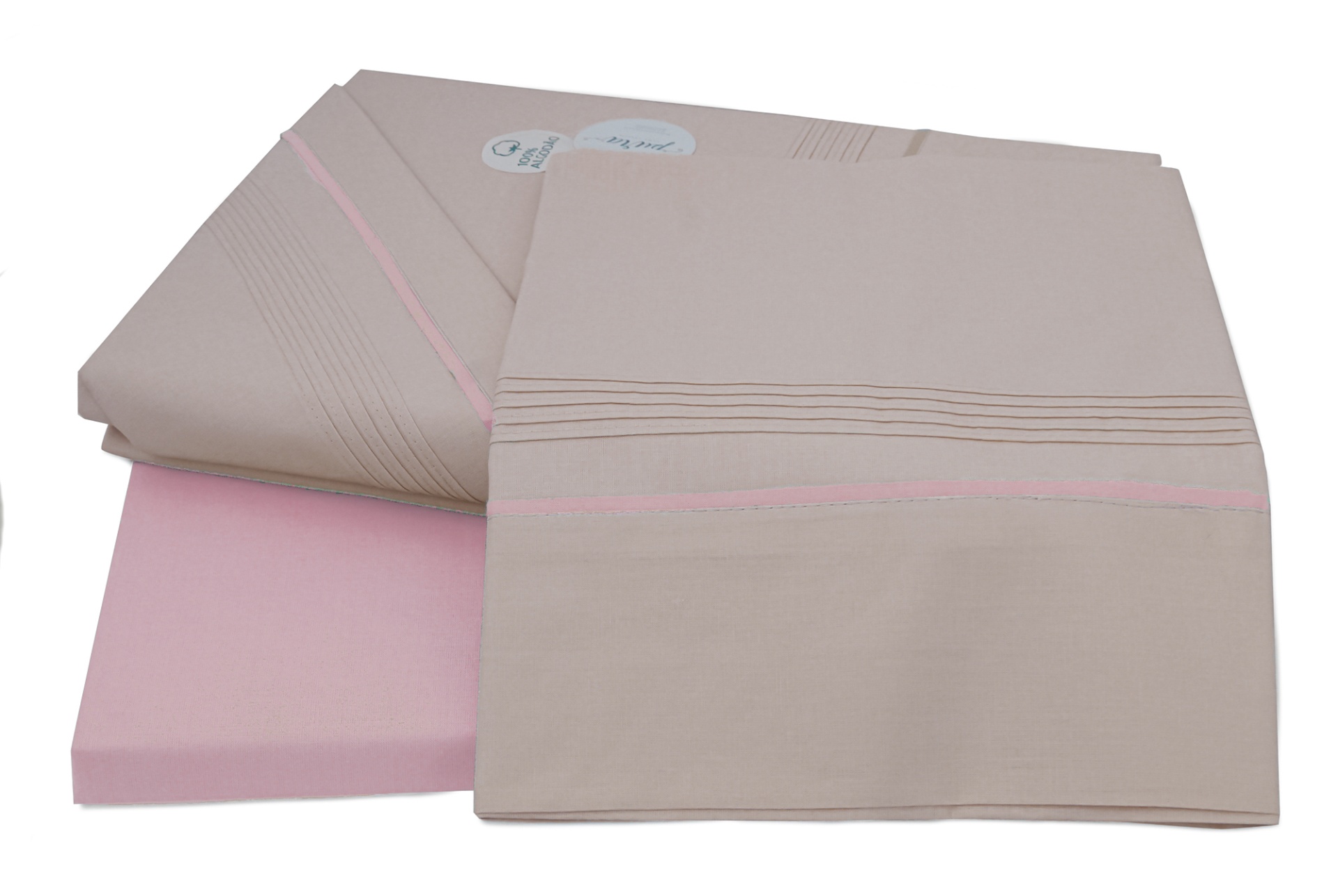 Jogo de cama Safira 240 Rosa