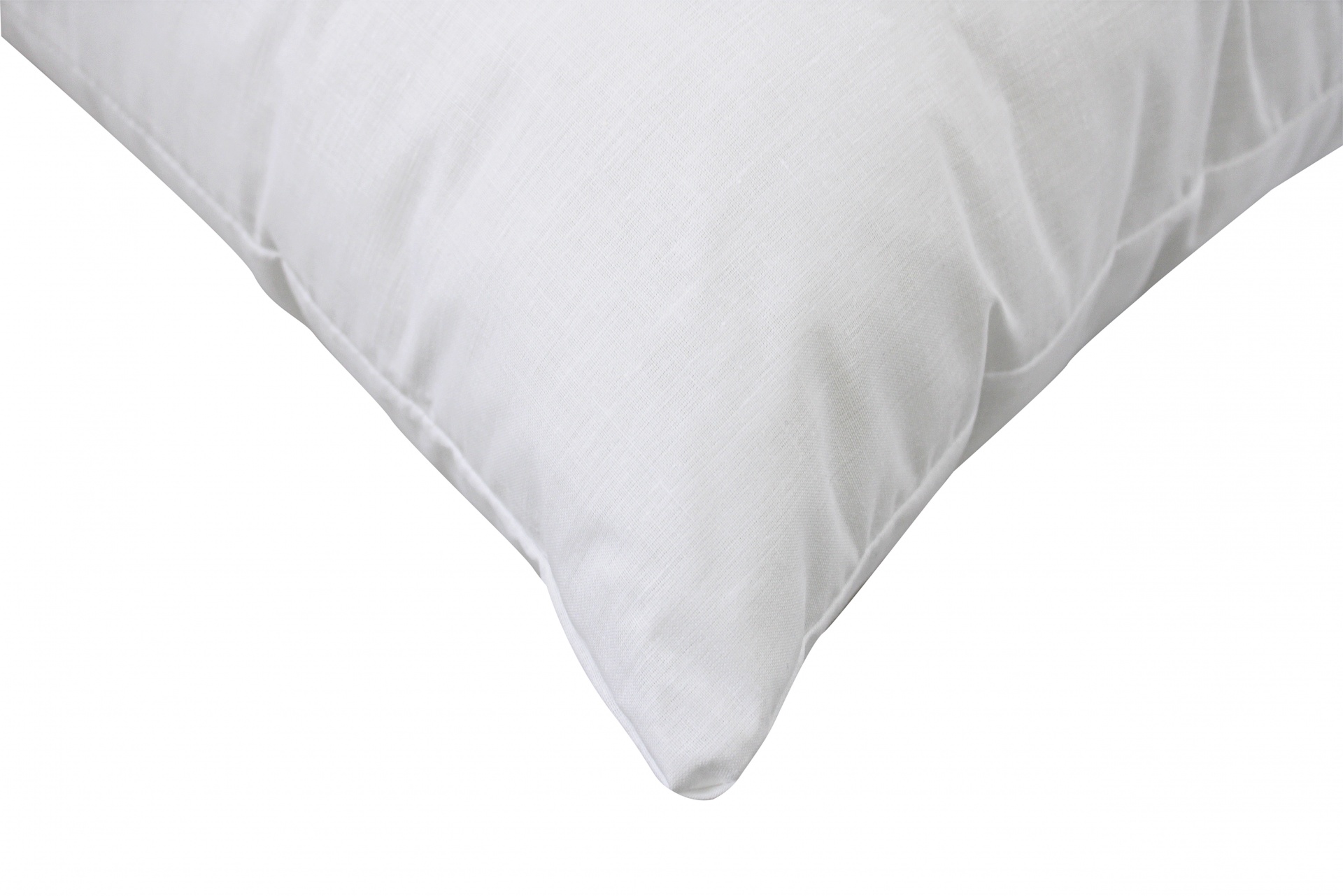 Travesseiro branco com tecido liso