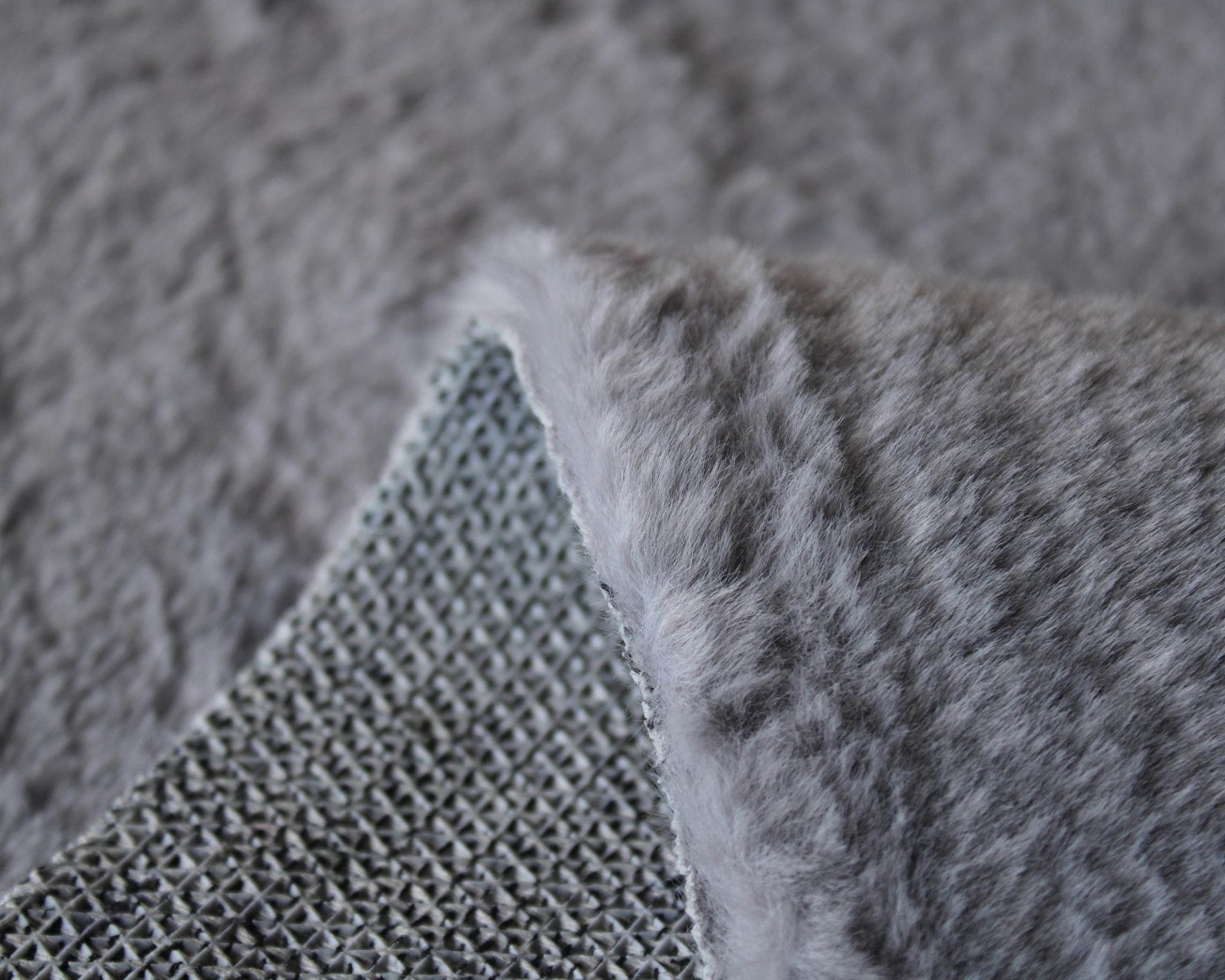 Tapete King Redondo Cinza