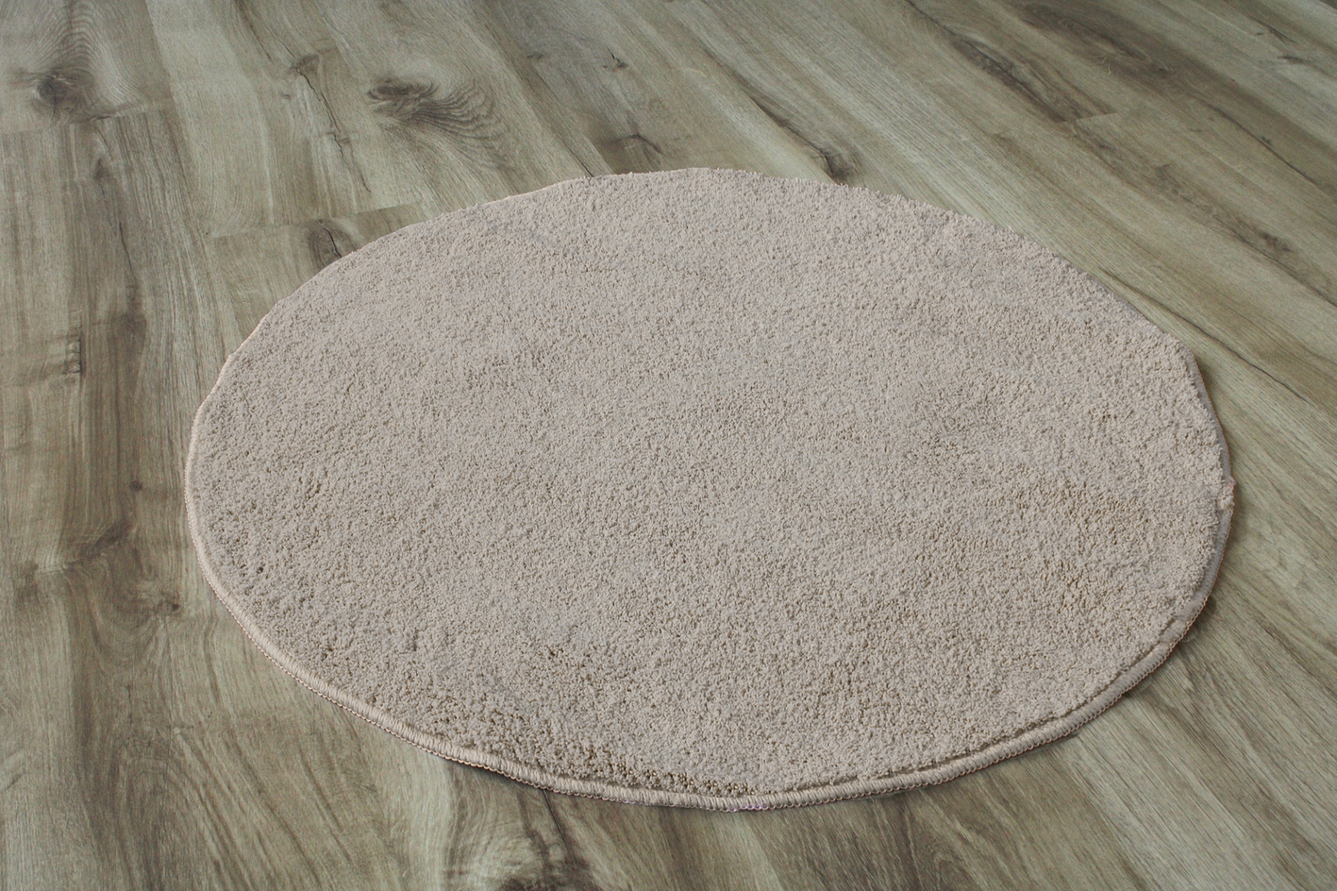 Tapete micro redondo Bege