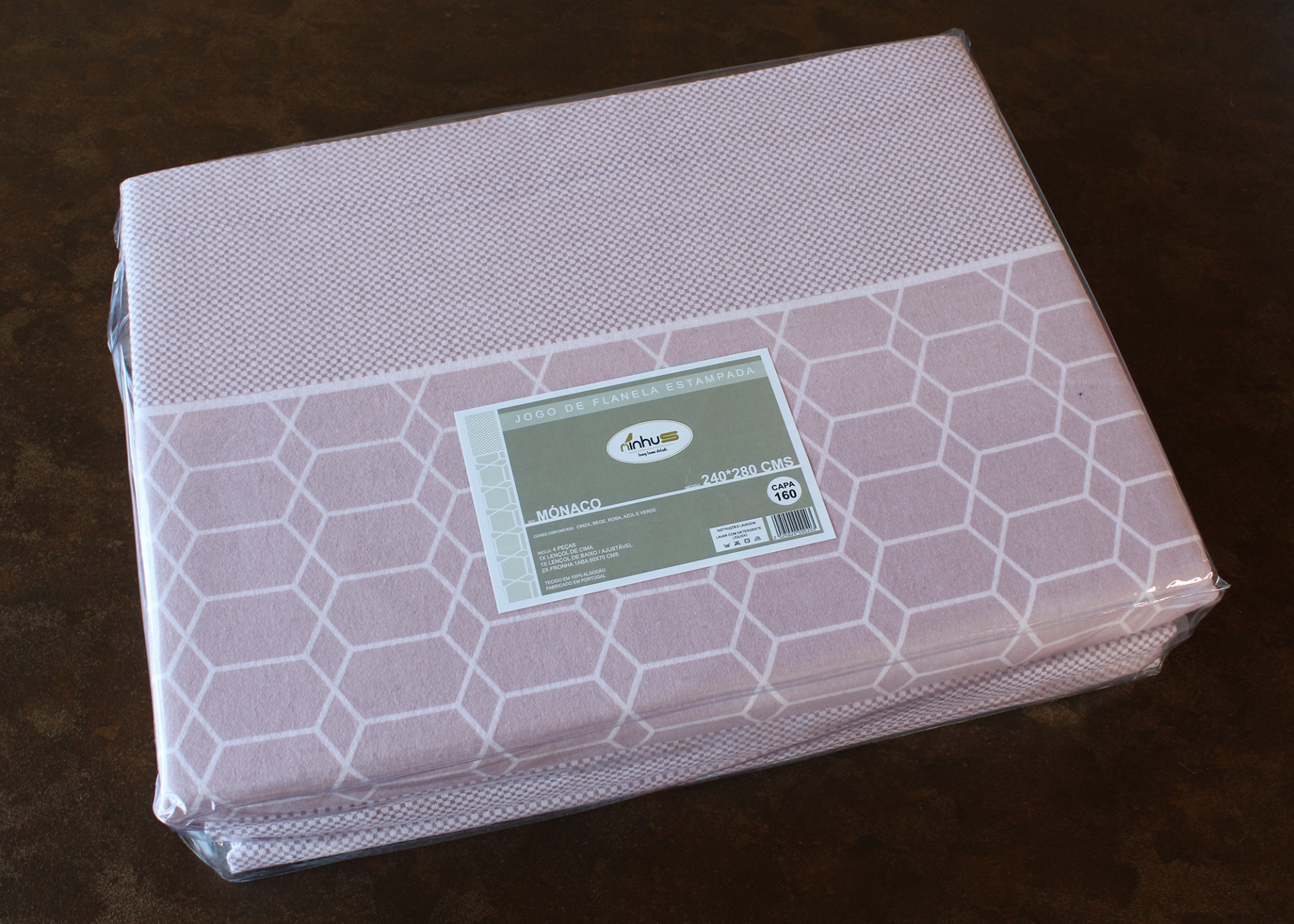 Jogo de cama MONACO 220 Rosa