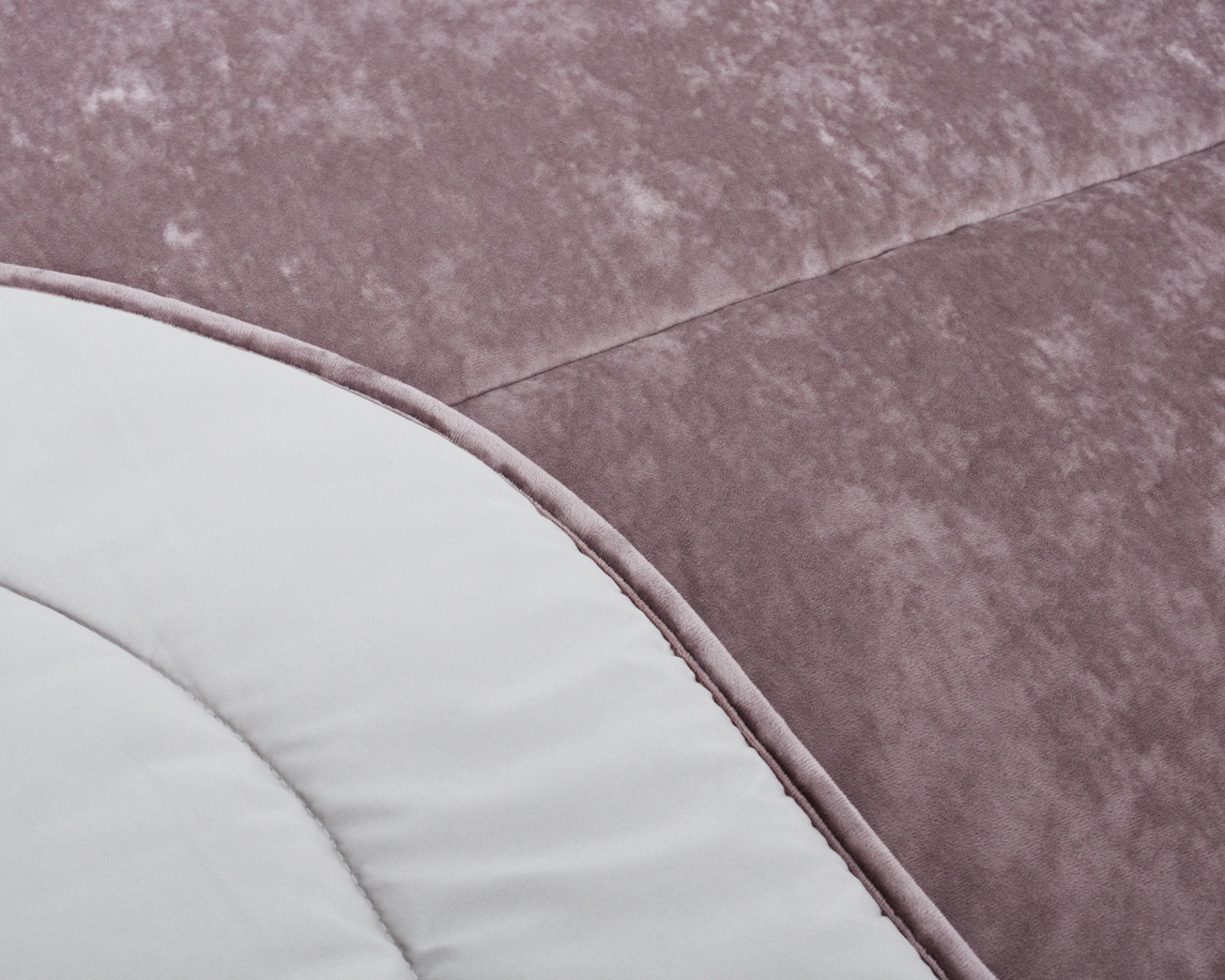 Edredon de veludo Rosa Velho