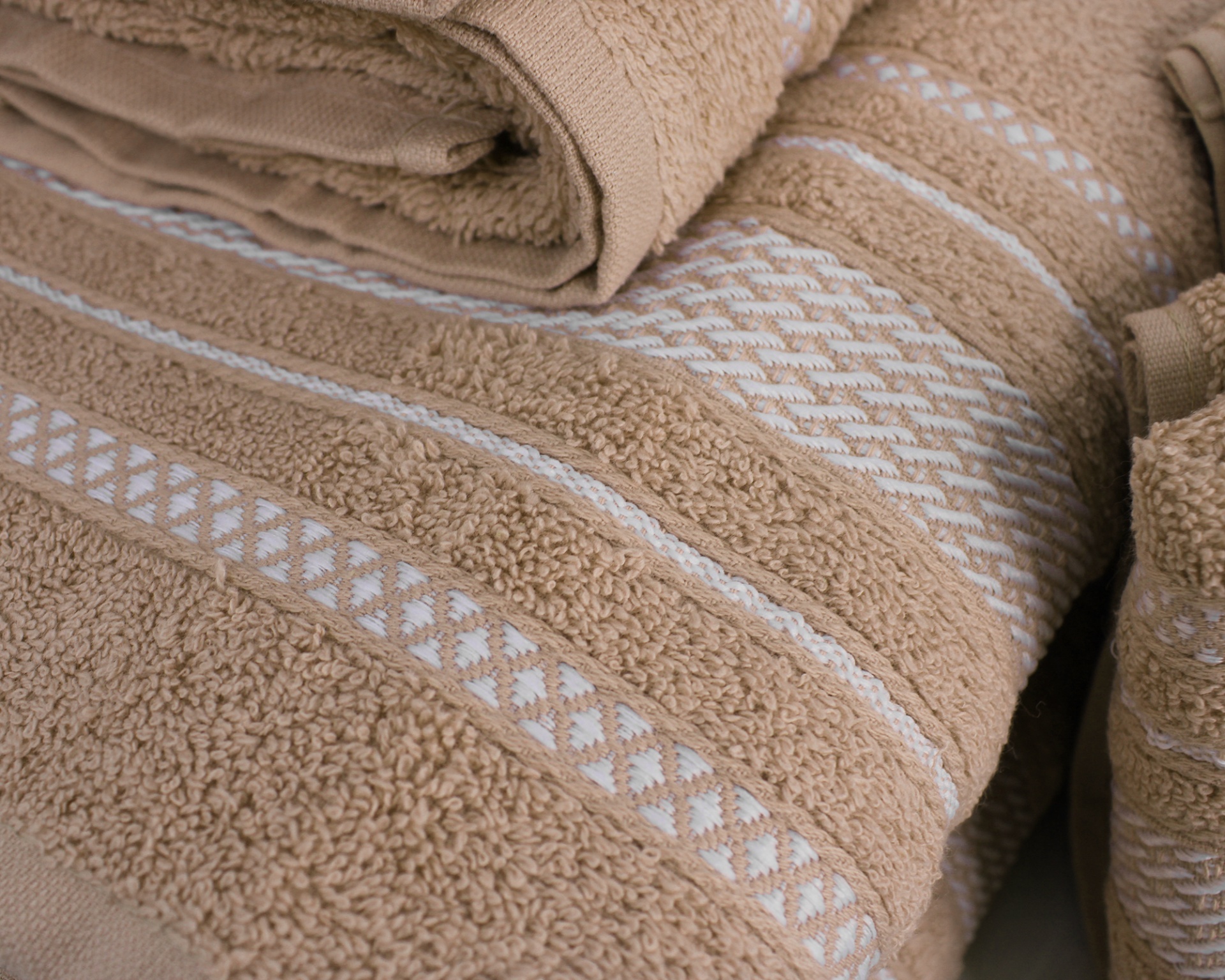 Jogo de banho Brisa 6P Creme