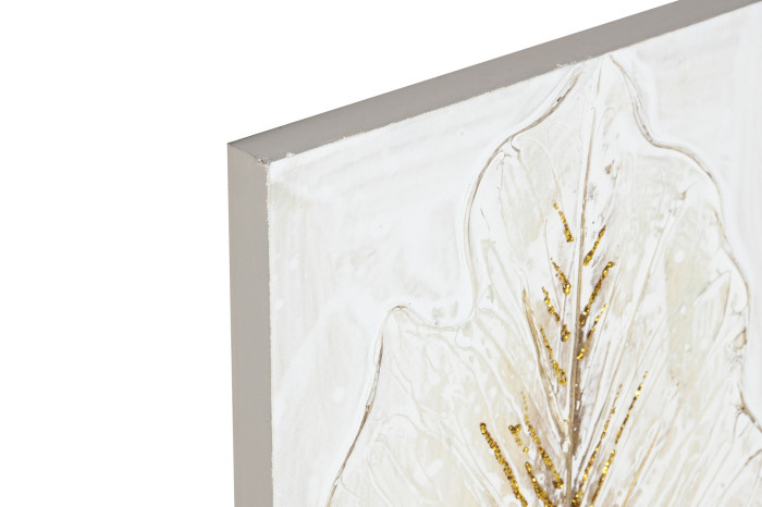 Tela folha bege e brilho