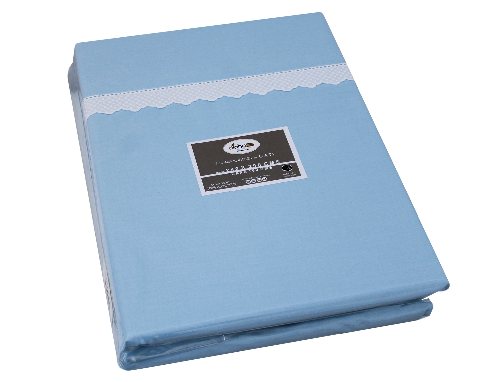 Jogo de Cama Cati Azul