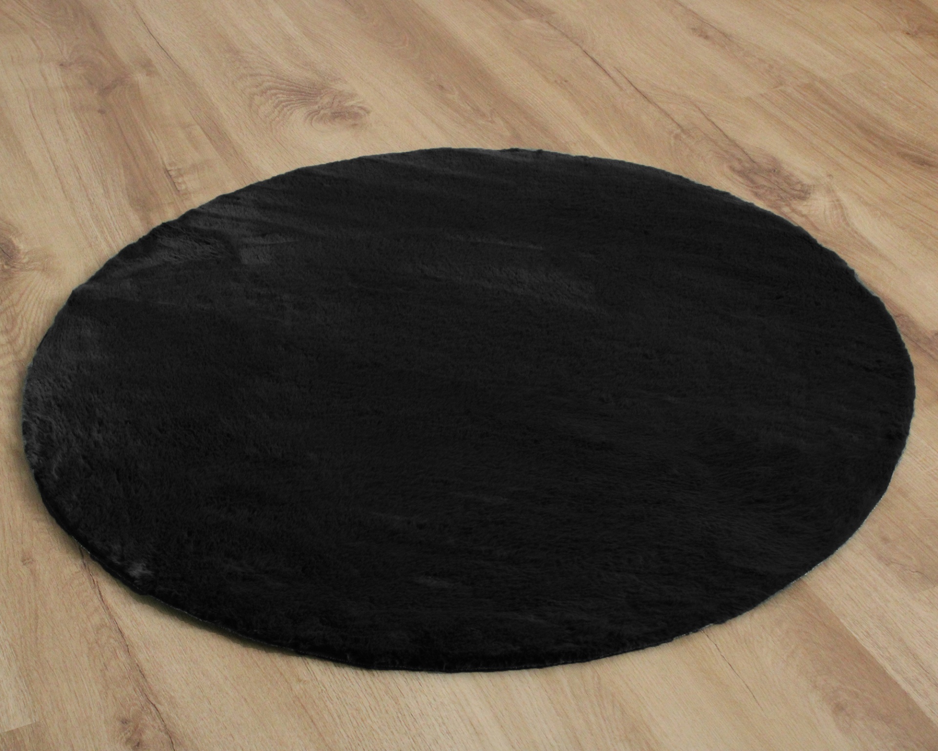 Tapete King Redondo Preto