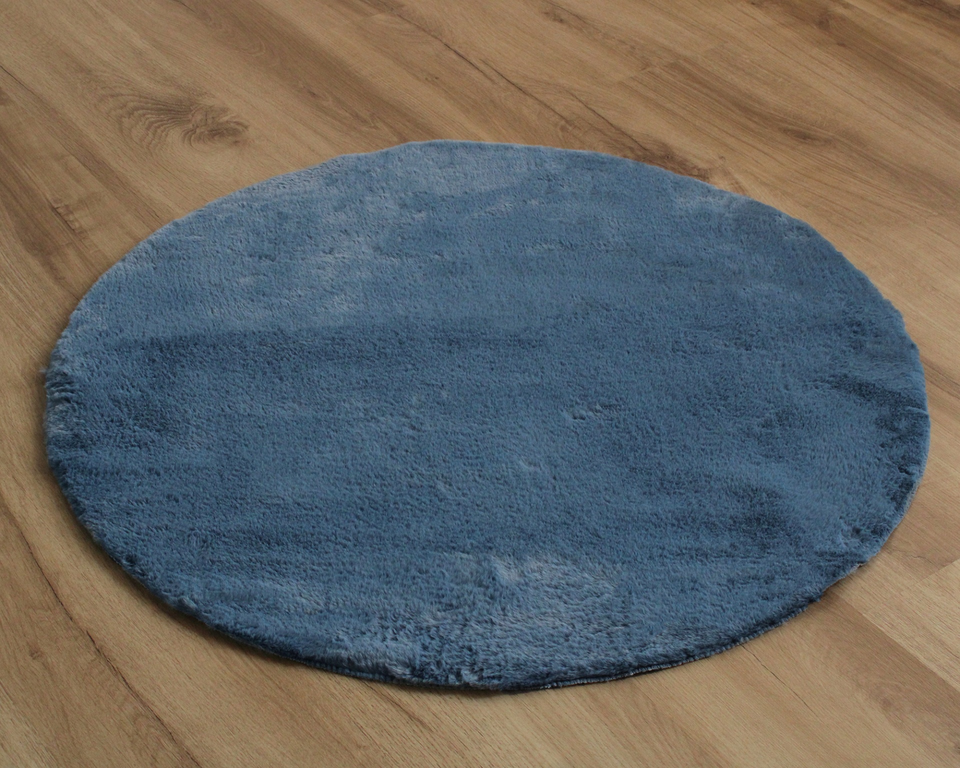 Tapete King Redondo Azul