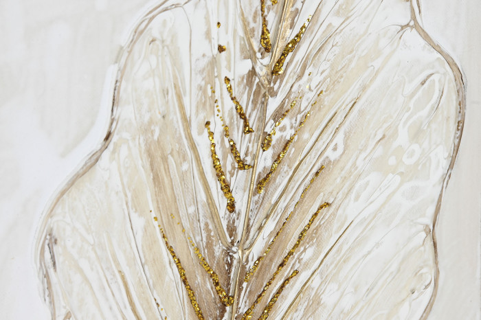 Tela folha bege e brilho