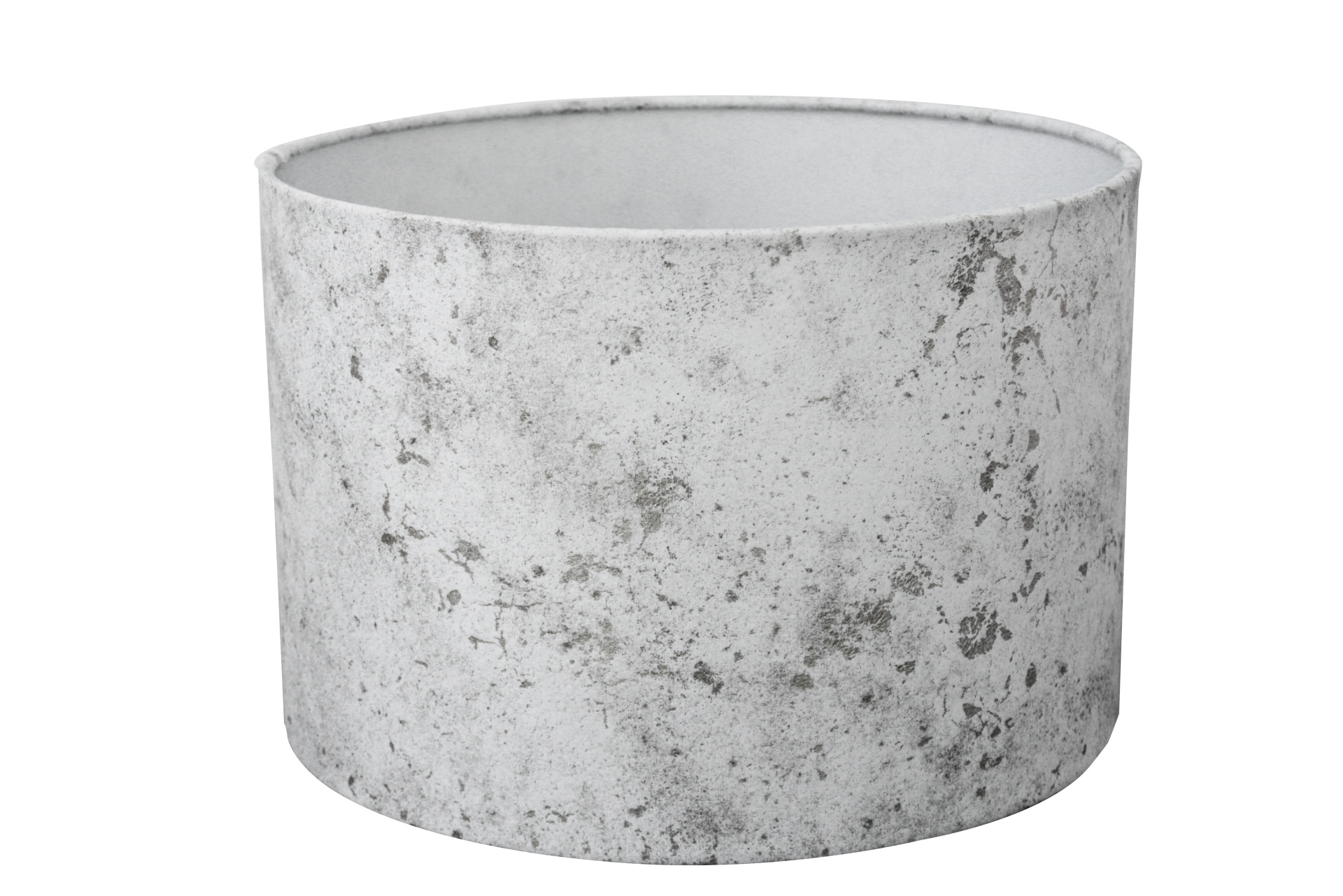 Abajour Gloss Branco Prata