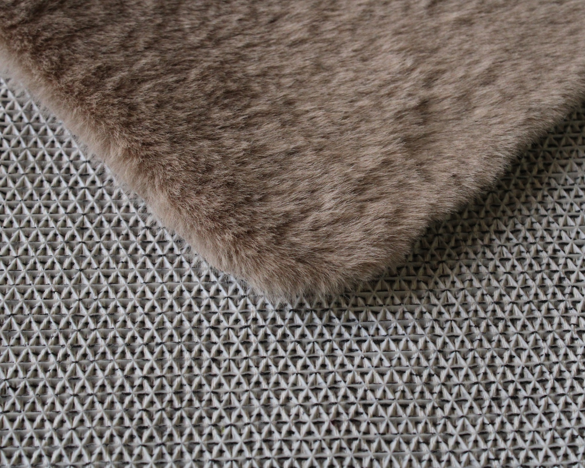 Tapete King Redondo Bege