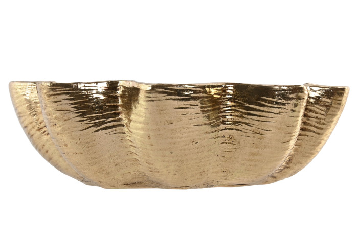 Fruteira dourada martelada