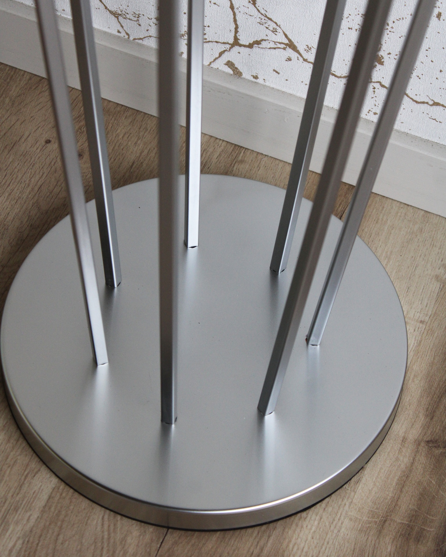 Candeeiro de pé Glamour Prateado