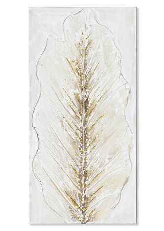 Tela folha bege e brilho