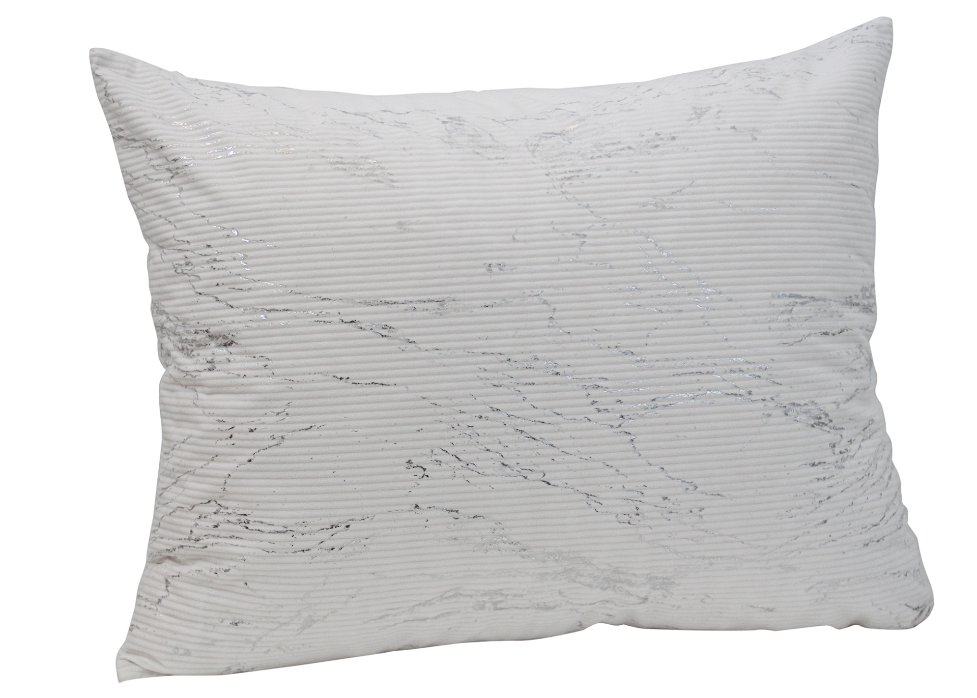 Almofada Aback Teara Branco e Prata