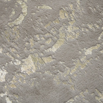 Pano tecido macio padrão abstracto cinza bege dourado