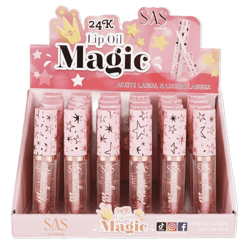ÓLEO LABIAL MAGIC 24K SAS