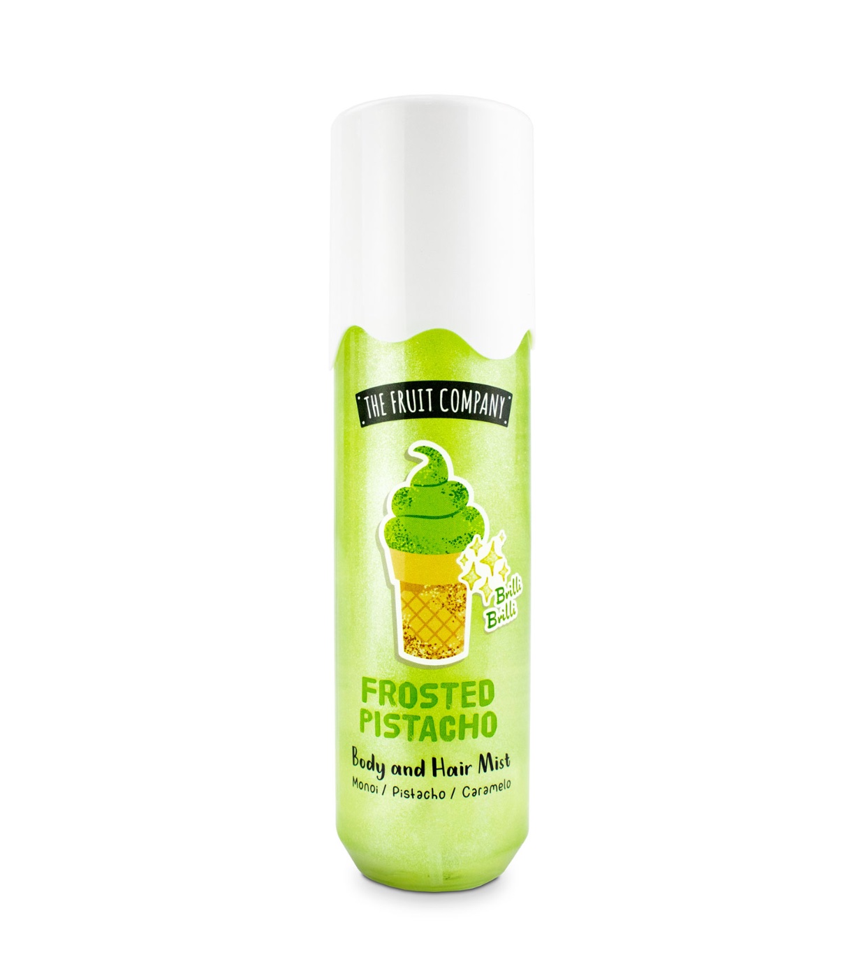 Frasco ambiental de Body and Hair Mist Frosted Pistacho da The Fruit Company