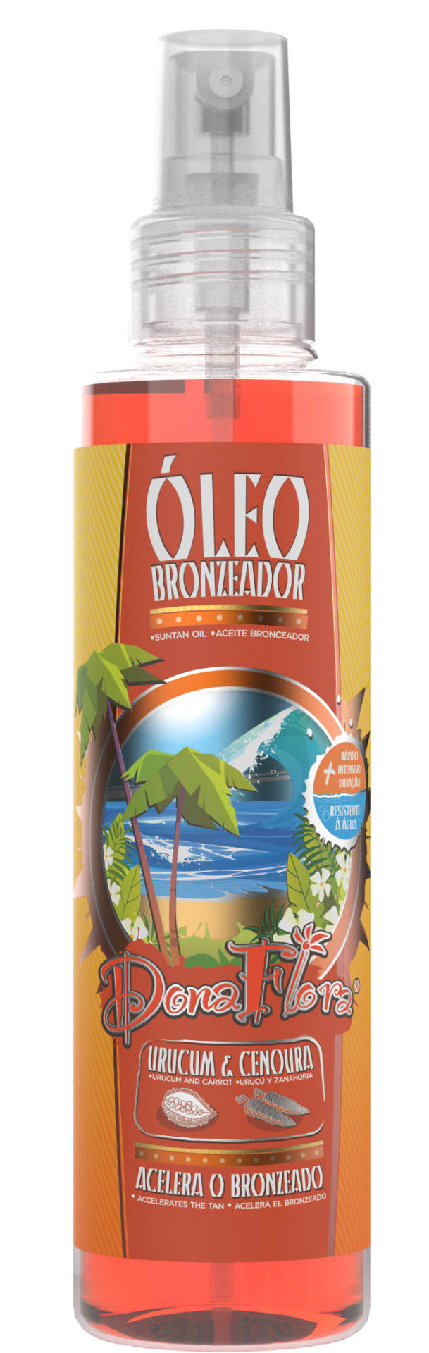 Óleo Bronzeador Cenoura e Urucum Dona Flora 200ml