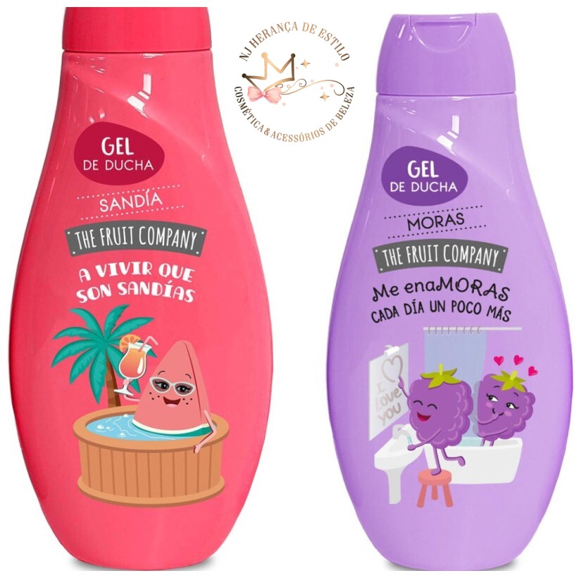 PACK GEL BANHO THE FRUIT COMPANY AMORA/MELANCIA