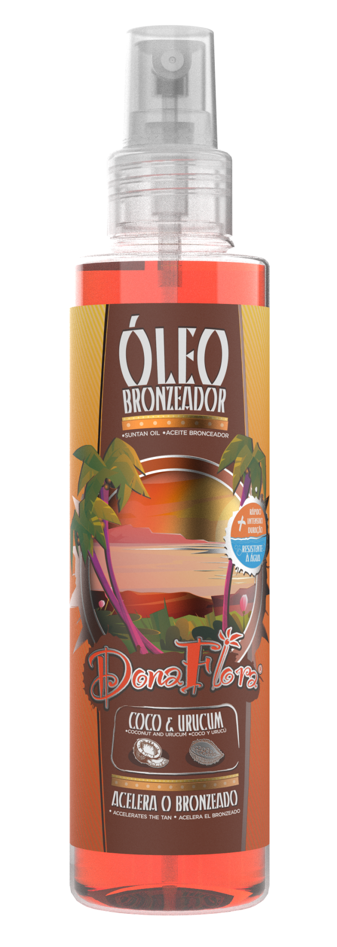 Óleo Bronzeador Coco e Urucum Dona Flora 200ml