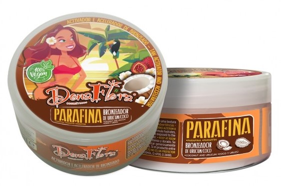 Parafina Bronzeadora de Coco e Urucum Dona Flora 200ml